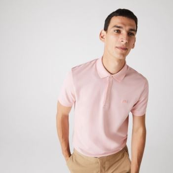 Lacoste Regular Fit Paris Polo - Polo Pánské Světle Růžové | CZ-cEZ0lU